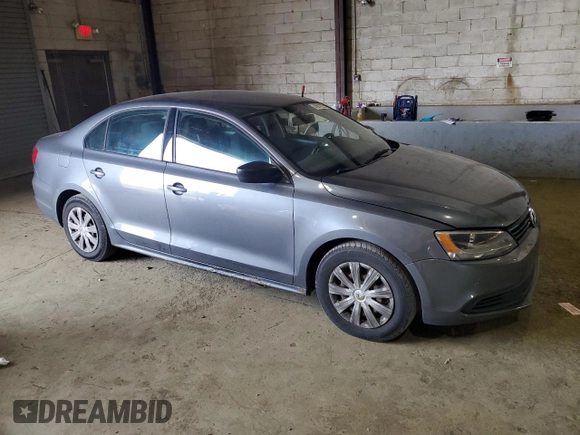 2011 Volkswagen Jetta Sedan S with VIN 3VW2K7AJ8BM367499, listed as a Copart auction lot 48818225 with 114,981 mi miles and Salvage Title. Bid and sale history available at carsss.com. Image 4.