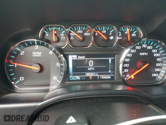 2015 Chevrolet Silverado 1500 LT with VIN 1GCVKREH2FZ149100, listed as a Copart auction lot 55405395 with 186,341 mi miles and Salvage Title. Bid and sale history available at DreamBid. Image 9.