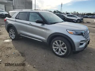 2022 Ford Explorer Platinum with VIN 1FM5K8HC2NGA20340, listed as a Copart auction lot 84828474 with 39,477 mi miles and Salvage Title. Bid and sale history available at carsss.com. Image 4.