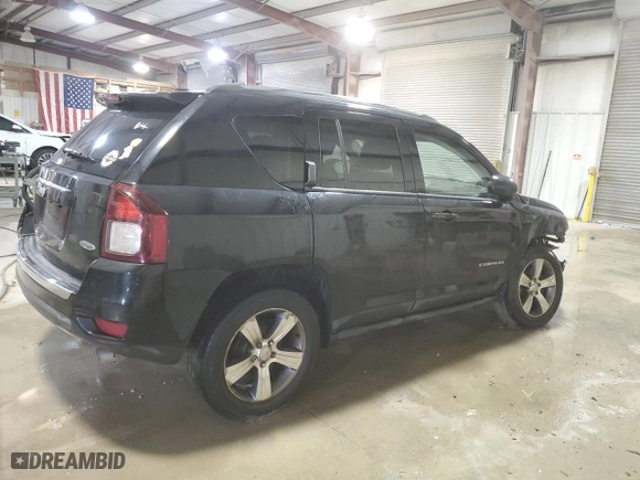 2016 Jeep Compass High Altitude Edition with VIN 1C4NJCEA1GD678698, listed as a Copart auction lot 83594524 with 206,095 mi miles and Salvage Title. Bid and sale history available at carsss.com. Image 3.