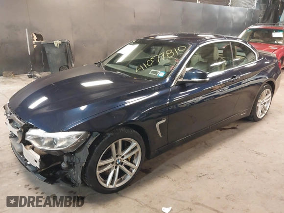 2015 BMW 4 Series 428i xDrive with VIN WBA3T1C59FP820155, listed as a IAAI auction lot 41077810 with 78,029 mi miles and . Bid and sale history available at carsss.com. Image 19.