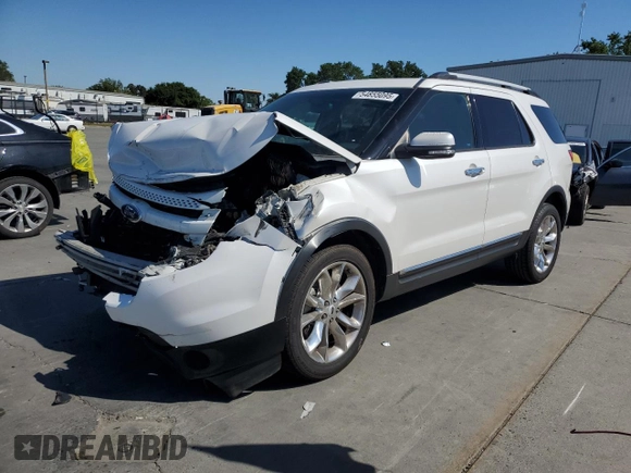 2015 Ford Explorer Limited with VIN 1FM5K8F81FGC51021, listed as a Copart auction lot 54855095 with Not Provided miles and Salvage Title. Bid and sale history available at DreamBid. Image 1.
