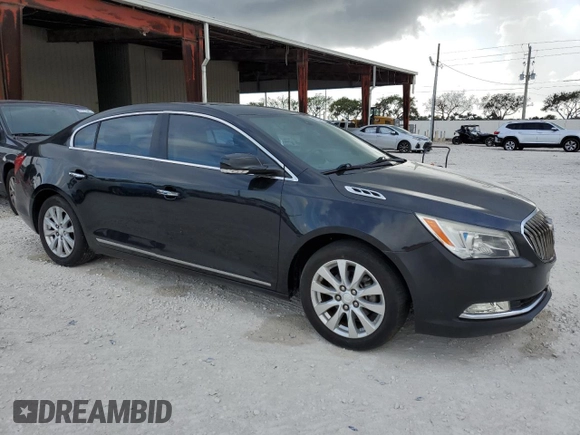 2015 Buick LaCrosse Leather with VIN 1G4GB5GR4FF263846, listed as a Copart auction lot 47768925 with 84,672 mi miles and Salvage Title. Bid and sale history available at DreamBid. Image 4.