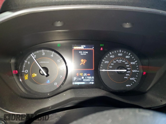 2020 Subaru Crosstrek Premium with VIN JF2GTAEC0LH268701, listed as a Copart auction lot 55086545 with 63,461 mi miles and Salvage title. Bid and sale history available at DreamBid. Image 9.