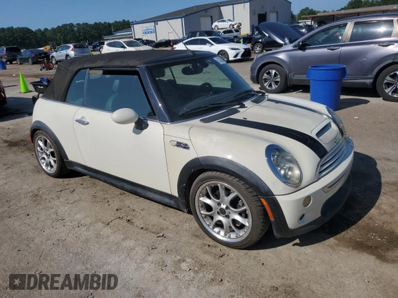 2006 MINI Convertible S с VIN WMWRH33546TF85908, выставлен на аукционе Copart как лот 61363025 с пробегом 105 053 миль миль и Списание • Salvage title. История ставок и продаж доступна на DreamBid. Изображение 4.