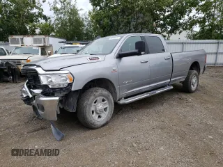 2021 Ram 2500 Big Horn with VIN 3C6UR5JL3MG628270, listed as a Copart auction lot 59798624 with 45,850 mi miles and Salvage Title. Bid and sale history available at carsss.com. Image 1.