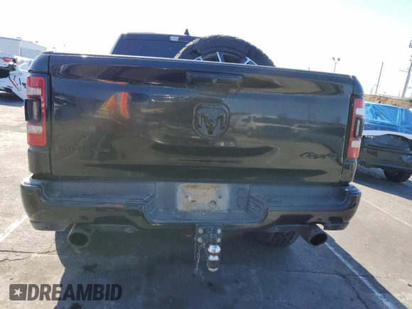 2019 Ram 1500 Limited z VIN 1C6SRFHT6KN566564, wystawiony jako Copart lot #47028485 z przebiegiem 187 634 mil mil oraz Szkoda całkowita • Salvage title. Historia ofert i sprzedaży dostępna na DreamBid. Obrazek 6.