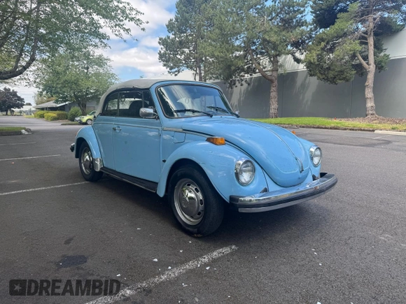 1979 Volkswagen Beetle with VIN 1592035534, listed as a Copart auction lot 66777175 with 9,711 mi miles and Clean title. Bid and sale history available at DreamBid. Image 1.