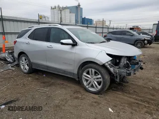 2019 Chevrolet Equinox Premier with VIN 2GNAXYEXXK6222972, listed as a Copart auction lot 43965575 with 51,249 mi miles and Salvage title. Bid and sale history available at DreamBid. Image 4.