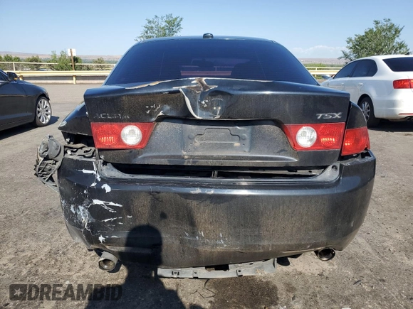 2005 Acura TSX with VIN JH4CL96995C020878, listed as a Copart auction lot 59736325 with 196,462 mi miles and Salvage title. Bid and sale history available at DreamBid. Image 6.