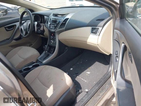 2016 Hyundai Elantra SE with VIN 5NPDH4AE4GH758223, listed as a IAAI auction lot 42576857 with 98,385 mi miles and . Bid and sale history available at DreamBid. Image 5.