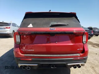 2025 Ford Explorer Platinum with VIN 1FMWK8HC6SGA30403, listed as a Copart auction lot 69964764 with 1,670 mi miles and Salvage title. Bid and sale history available at DreamBid. Image 6.