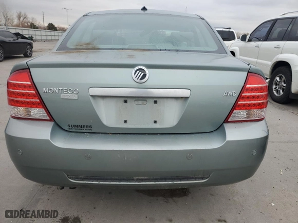 2007 Mercury Montego Premier with VIN 1MEHM43117G610363, listed as a Copart auction lot 47382705 with 224,510 mi miles and Salvage Title. Bid and sale history available at carsss.com. Image 6.