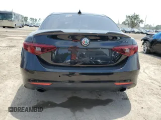 2019 Alfa Romeo Giulia Ti Sport with VIN ZARFAMBNXK7609393, listed as a Copart auction lot 50742143 with 0 mi miles. Bid and sale history available at carsss.com. Image 6.