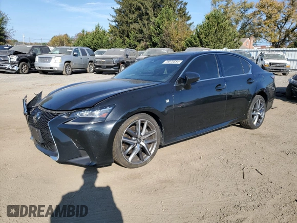 2017 Lexus GS with VIN JTHCZ1BL0HA005283, listed as a Copart auction lot 78078554 with 48,151 mi miles and Salvage Title. Bid and sale history available at carsss.com. Image 1.