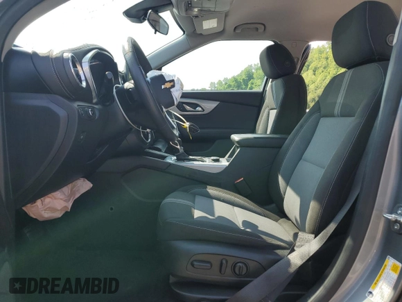 2023 Chevrolet Blazer LT with VIN 3GNKBHR4XPS171159, listed as a Copart auction lot 56434635 with 52,191 mi miles and Salvage title. Bid and sale history available at DreamBid. Image 7.