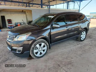 2016 Chevrolet Traverse LT z VIN 1GNKRGKD9GJ198998, wystawiony jako Copart lot #60494925 z przebiegiem 147 476 mil mil oraz Szkoda całkowita • Salvage title. Historia ofert i sprzedaży dostępna na DreamBid. Obrazek 1.