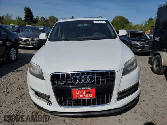 2013 Audi Q7 Premium Plus z VIN WA1LGAFE1DD013365, wystawiony jako Copart lot #54344155 z przebiegiem 179 173 mil mil oraz Szkoda całkowita • Salvage title. Historia ofert i sprzedaży dostępna na DreamBid. Obrazek 5.