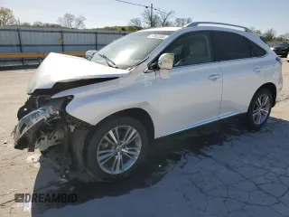 2015 Lexus RX 350 with VIN 2T2ZK1BA8FC197278, listed as a Copart auction lot 51862355 with 104,440 mi miles and Salvage Title. Bid and sale history available at carsss.com. Image 1.