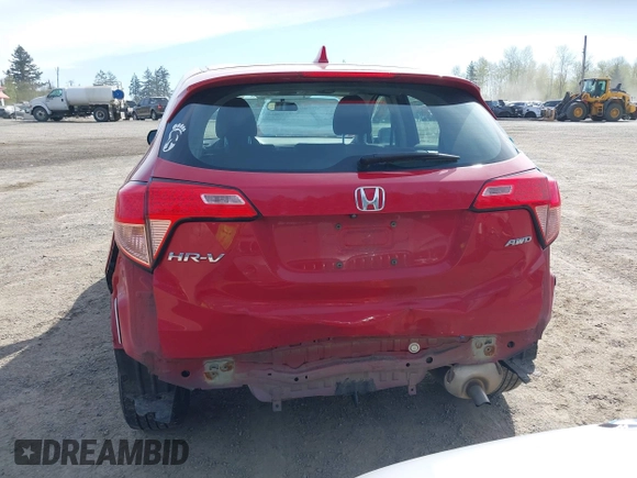 2017 Honda HR-V LX with VIN 3CZRU6H34HG700604, listed as a IAAI auction lot 42019802 with 95,530 mi miles. Bid and sale history available at carsss.com. Image 17.