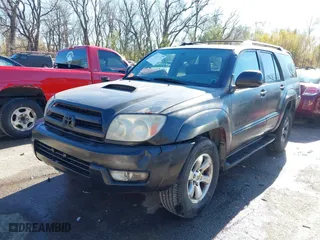 2005 Toyota 4Runner SR5 with VIN JTEBU14R258052004, listed as a IAAI auction lot 40916196 with 189,185 mi miles. Bid and sale history available at carsss.com. Image 6.