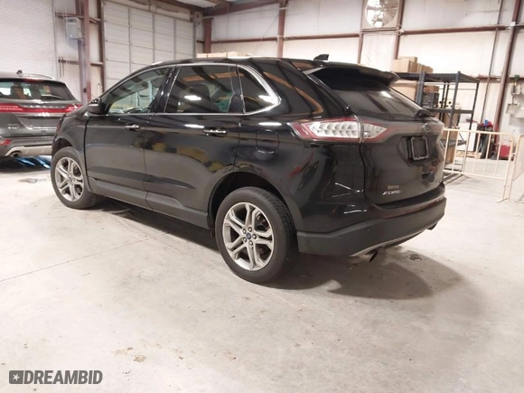 2018 Ford Edge Titanium with VIN 2FMPK4K97JBB74784, listed as a IAAI auction lot 41295201 with 124,998 mi miles. Bid and sale history available at carsss.com. Image 3.