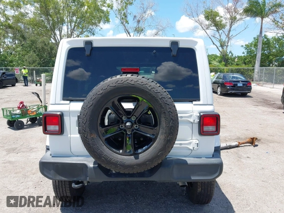 2023 Jeep Wrangler Willys with VIN 1C4HJXDN1PW546425, listed as a IAAI auction lot 42503380 with 25,245 mi miles and . Bid and sale history available at DreamBid. Image 16.