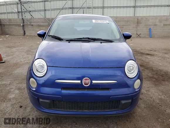2012 FIAT 500 Pop z VIN 3C3CFFAR2CT117120, wystawiony jako Copart lot #59173375 z przebiegiem 181 910 mil mil oraz Czysty tytuł • Clean title. Historia ofert i sprzedaży dostępna na DreamBid. Obrazek 5.