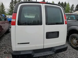 2019 Chevrolet Express Cargo with VIN 1GCWGAFP4K1227186, listed as a Copart auction lot 55532715 with 148,607 mi miles and Salvage title. Bid and sale history available at DreamBid. Image 6.