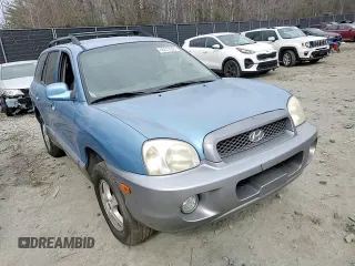 2003 Hyundai Santa Fe GLS with VIN KM8SC73D53U525667, listed as a Copart auction lot 46217945 with 160,469 mi miles and Salvage Title. Bid and sale history available at carsss.com. Image 11.