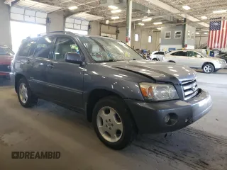 2007 Toyota Highlander w/3rd Row with VIN JTEDP21A970129098, listed as a Copart auction lot 55512315 with 187,344 mi miles and Salvage title. Bid and sale history available at DreamBid. Image 4.