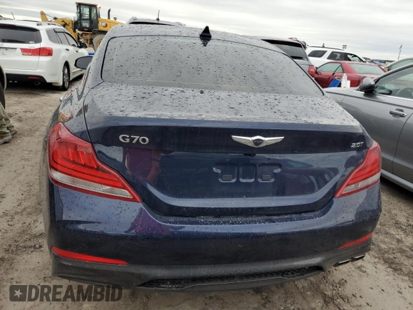 2019 Genesis G70 2.0T Advanced with VIN KMTG64LAXKU020441, listed as a Copart auction lot 75075854 with 49,106 mi miles and Non Repairable. Bid and sale history available at carsss.com. Image 6.