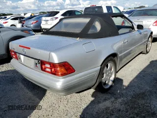 1999 Mercedes-Benz SL-Class with VIN WDBFA68F0XF176572, listed as a Copart auction lot 74715254 with 0 mi miles and Salvage Title. Bid and sale history available at carsss.com. Image 3.