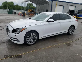 2017 Genesis G80 3.8L с VIN KMHGN4JE8HU176487, выставлен на аукционе Copart как лот 58164225 с пробегом 47 052 миль миль и Списание • Salvage title. История ставок и продаж доступна на DreamBid. Изображение 1.