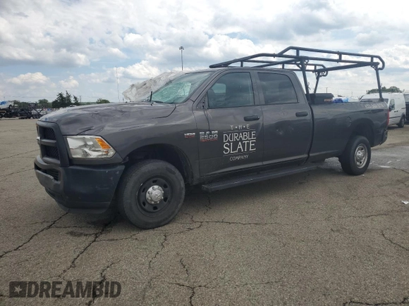 2017 Ram 2500 Tradesman with VIN 3C6TR4HT4HG771097, listed as a Copart auction lot 55383525 with 117,811 mi miles and Salvage title. Bid and sale history available at DreamBid. Image 1.