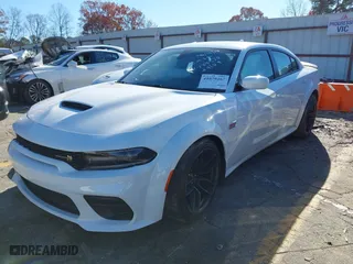 2020 Dodge Charger Scat Pack with VIN 2C3CDXGJ0LH184370, listed as a IAAI auction lot 41079462 with 45,025 mi miles. Bid and sale history available at carsss.com. Image 2.