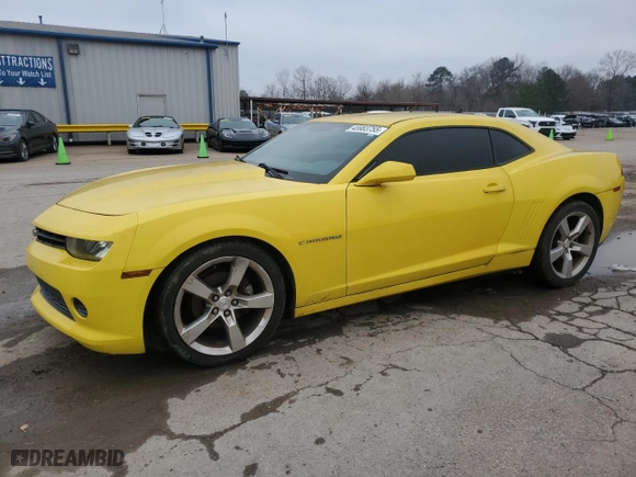 2014 Chevrolet Camaro LS with VIN 2G1FA1E36E9160969, listed as a Copart auction lot 45983755 with 123,955 mi miles and Salvage Title. Bid and sale history available at carsss.com. Image 1.