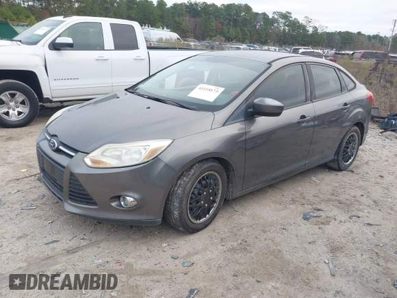 2012 Ford Focus SE with VIN 1FAHP3F24CL352340, listed as a IAAI auction lot 41118173 with 154,623 mi miles. Bid and sale history available at carsss.com. Image 2.