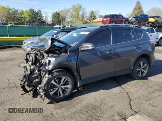 2016 Toyota RAV4 XLE with VIN JTMRFREV6GJ099491, listed as a Copart auction lot 56194465 with 92,587 mi miles and Salvage title. Bid and sale history available at DreamBid. Image 1.