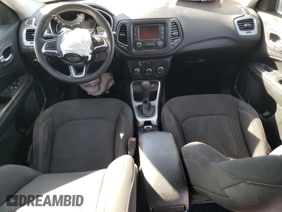 2017 Jeep Compass Sport with VIN 3C4NJCAB1HT658073, listed as a Copart auction lot 76667514 with 67,137 mi miles and Non Repairable. Bid and sale history available at carsss.com. Image 8.