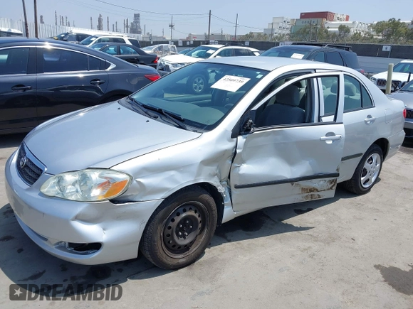 2007 Toyota Corolla CE with VIN JTDBR32E570108648, listed as a IAAI auction lot 42509739 with 61,309 mi miles and . Bid and sale history available at DreamBid. Image 6.