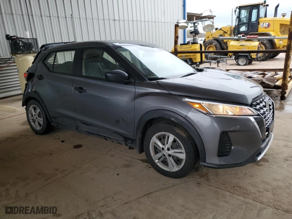 2021 Nissan Kicks S with VIN 3N1CP5BV2ML537267, listed as a Copart auction lot 89003855 with 55,180 mi miles and Clean Title. Bid and sale history available at carsss.com. Image 4.