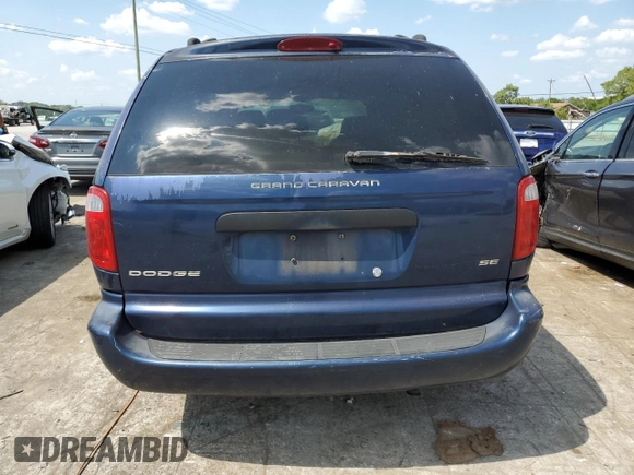 2002 Dodge Caravan SE with VIN 1B4GP243X2B634382, listed as a Copart auction lot 73459694 with 247,875 mi miles and Salvage Title. Bid and sale history available at carsss.com. Image 6.