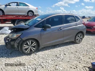 2017 Honda Fit EX with VIN JHMGK5H73HS002153, listed as a Copart auction lot 62923335 with Not provided miles and Salvage title. Bid and sale history available at DreamBid. Image 1.