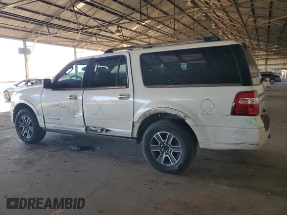 2016 Ford Expedition EL Platinum with VIN 1FMJK1LT8GEF20479, listed as a Copart auction lot 76396204 with 107,007 mi miles and Salvage Title. Bid and sale history available at carsss.com. Image 2.
