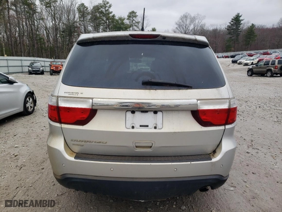 2011 Dodge Durango Express with VIN 1D4RE2GG6BC635302, listed as a Copart auction lot 52622915 with 227,687 mi miles and Clean Title. Bid and sale history available at carsss.com. Image 6.