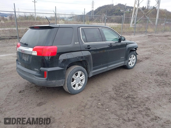 2016 GMC Terrain SLE with VIN 2GKFLSEK6G6126666, listed as a IAAI auction lot 42021817 with 101,024 mi miles. Bid and sale history available at carsss.com. Image 4.
