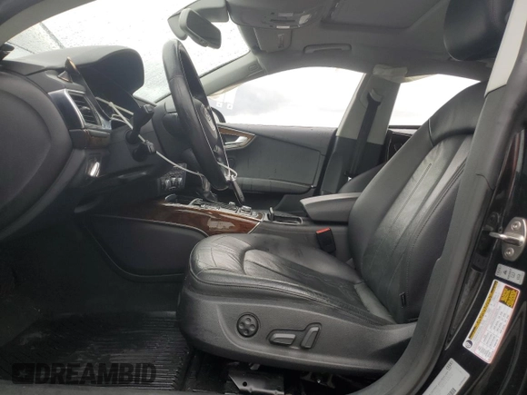 2014 Audi A7 Premium Plus with VIN WAUWGAFC4EN156501, listed as a Copart auction lot 58092255 with Not provided miles and Salvage title. Bid and sale history available at DreamBid. Image 7.