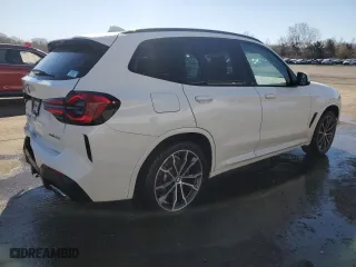 2022 BMW X3 xDrive30i with VIN 5UX53DP0XN9M46412, listed as a Copart auction lot 53132405 with 46,179 mi miles and Non Repairable. Bid and sale history available at carsss.com. Image 3.