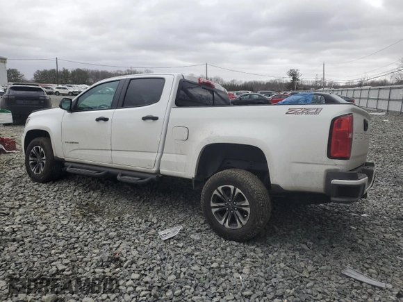 2021 Chevrolet Colorado 4WD Z71 with VIN 1GCGTDEN5M1210367, listed as a Copart auction lot 47817145 with 69,299 mi miles and Salvage Title. Bid and sale history available at carsss.com. Image 2.